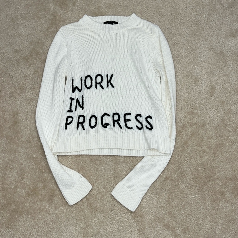 Size small work in progress forever 21 sweater
